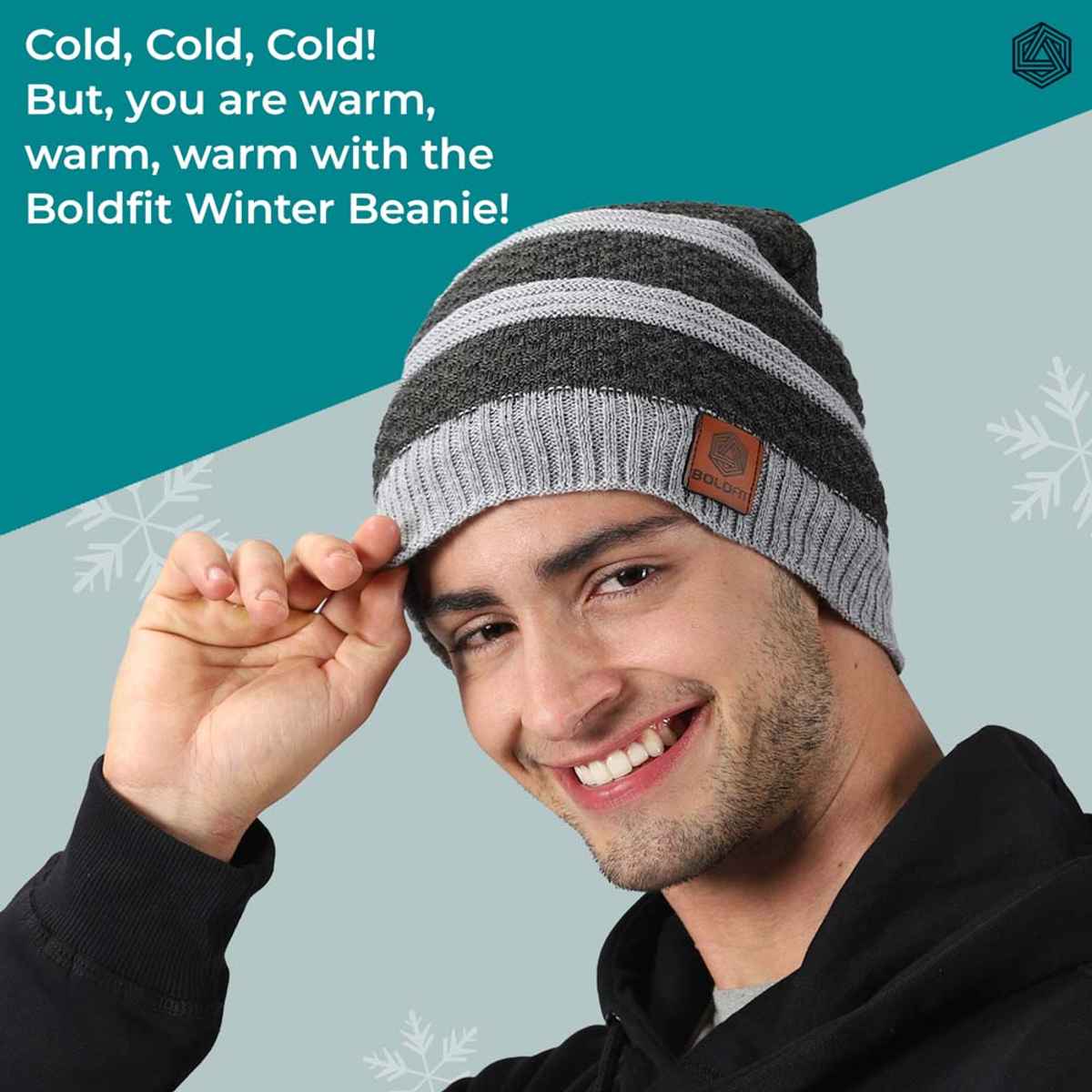 Boldfit Unisex Winter Cap Lightweight Insulated